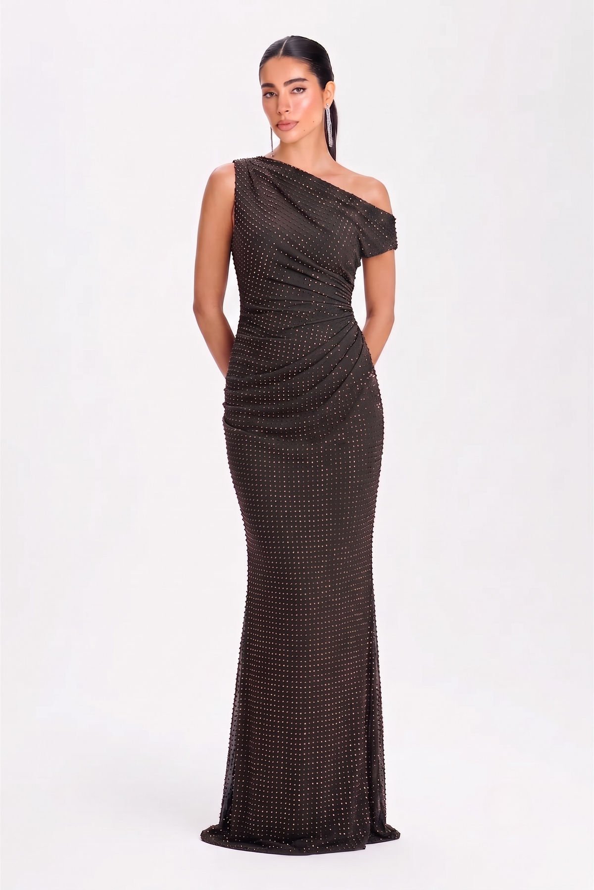 Aurex Gown – Obsidian Black