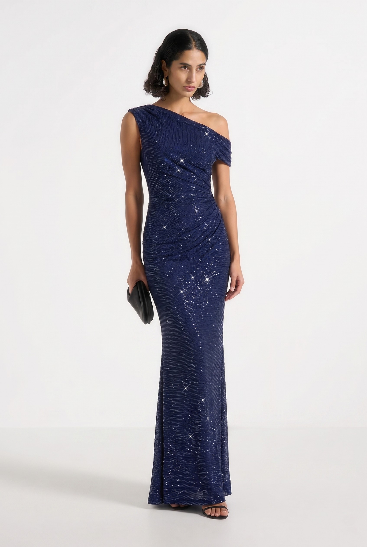 Aurex Gown – Navy Blue