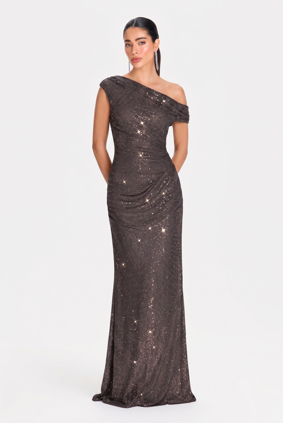 Aurex Gown – Obsidian Black