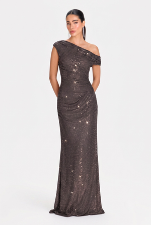 Aurex Gown – Obsidian Black