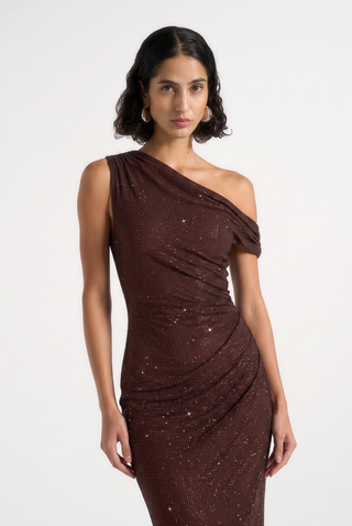 Aurex Gown – Brown