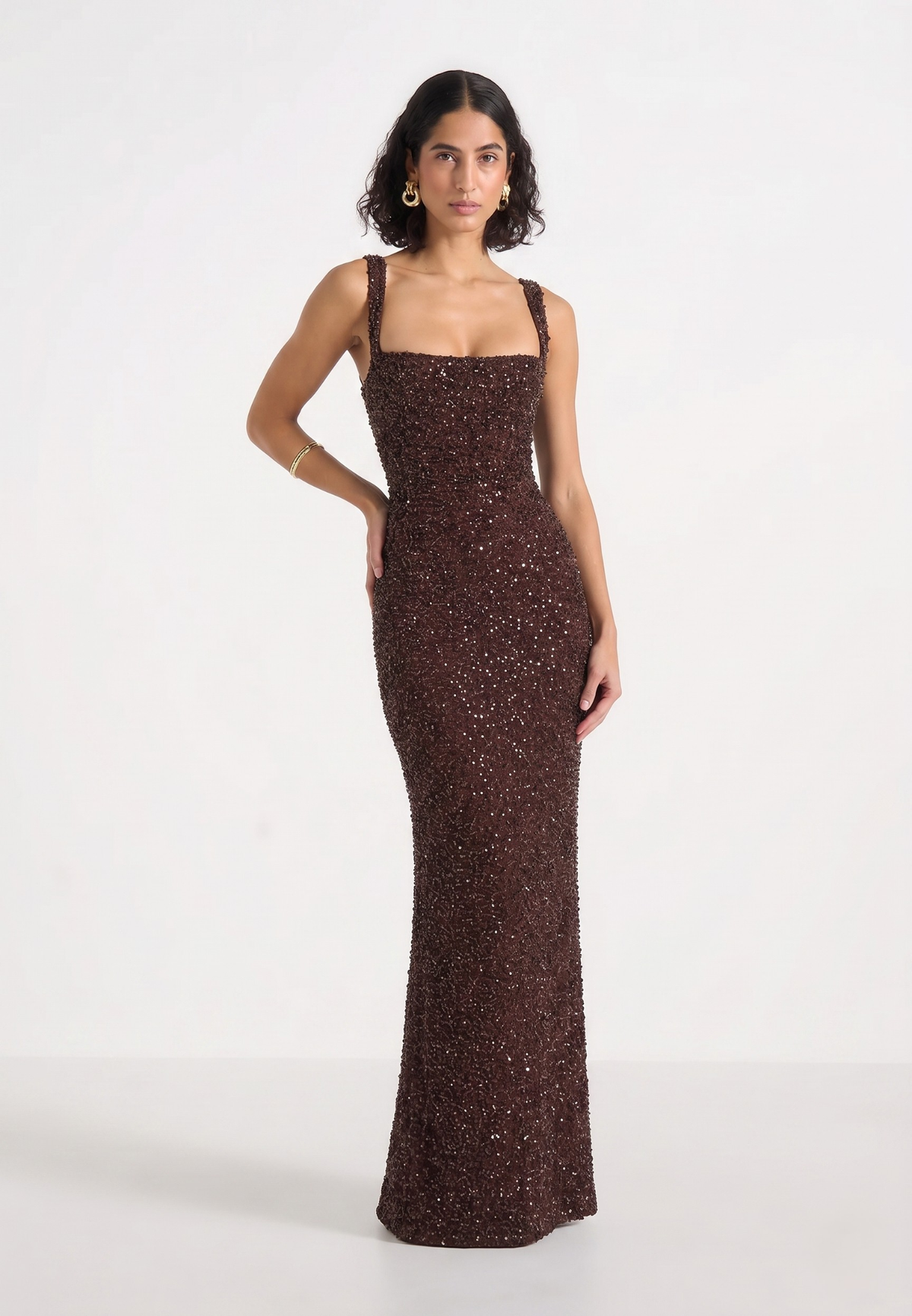 Alessia Gown – Plum Brown