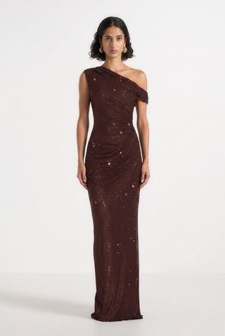 Aurex Gown – Brown