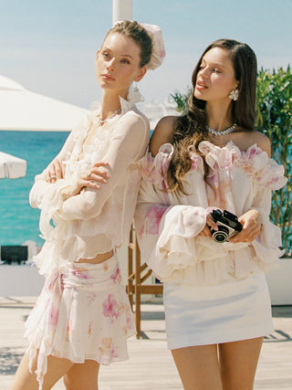 Floriane Romantic Top – Blush Garden