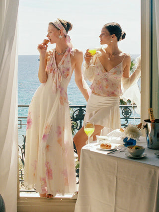 Isolde Floral Dress – Blush Blossom