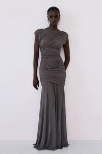 Aurelian Gown – Charcoal