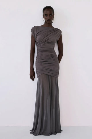 Aurelian Gown – Charcoal