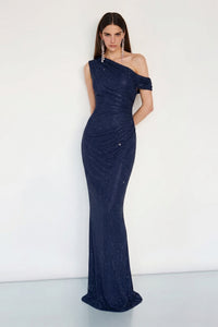 Aurex Gown – Navy Blue