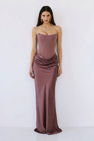 Maggie Maxi Dress – Dusty Rose