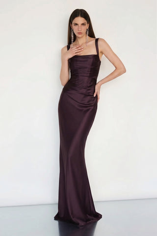 Regalia Gown – Midnight Plum