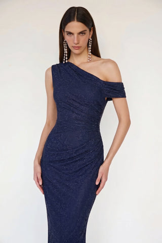 Aurex Gown – Navy Blue