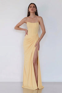 Avielle Gown – Butter Yellow
