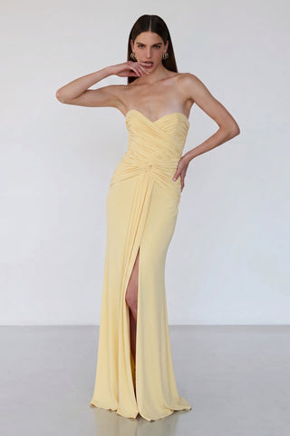 Avielle Gown – Butter Yellow