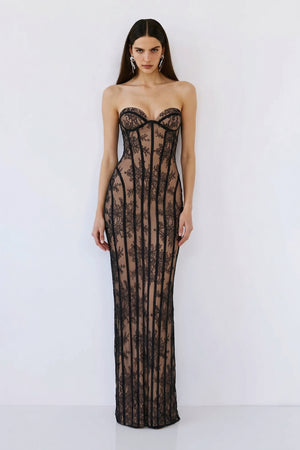 Siana Maxi Dress – Black