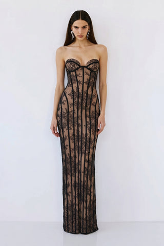 Siana Maxi Dress – Black