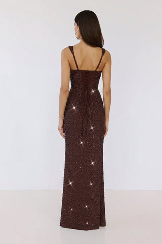 Alessia Gown – Plum Brown