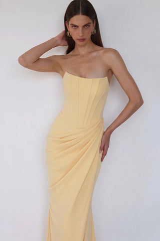 Avielle Gown – Butter Yellow