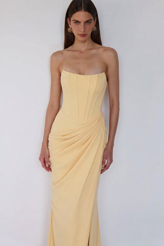 Avielle Gown – Butter Yellow
