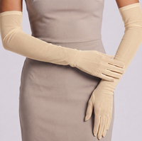 Second Skin Opera Gloves – Champagne Nude