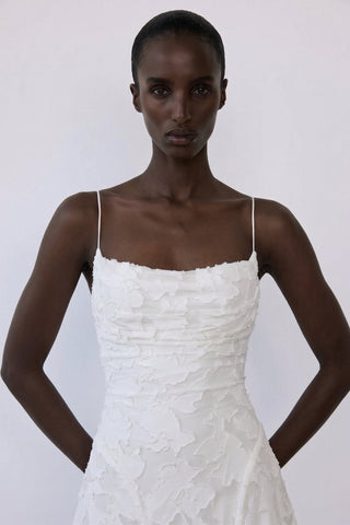 Roselle Gown – Ivory White