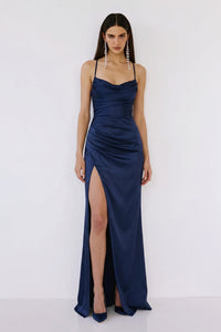 Lysandra Gown – Navy Blue