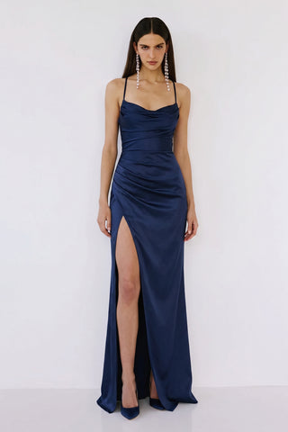 Lysandra Gown – Navy Blue