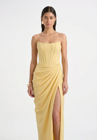 Avielle Gown – Butter Yellow