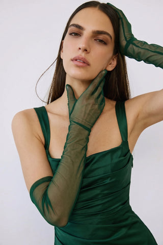 Regalia Gown – Emerald Green