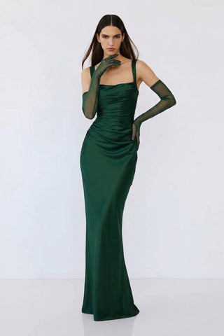 Regalia Gown – Emerald Green