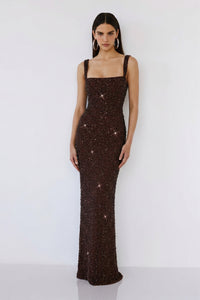Alessia Gown – Plum Brown