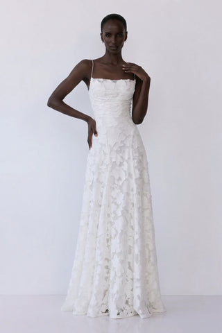 Roselle Gown – Ivory White