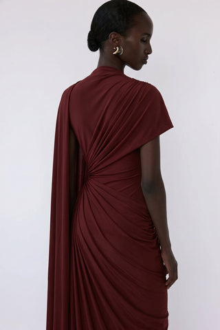 Lunaria Gown – Bordeaux