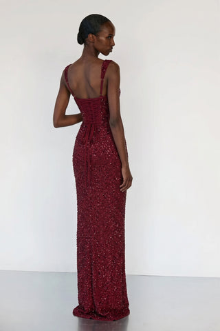 Alessia Gown – Burgundy
