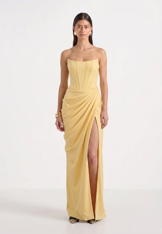 Avielle Gown – Butter Yellow