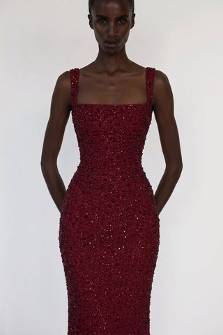 Alessia Gown – Burgundy