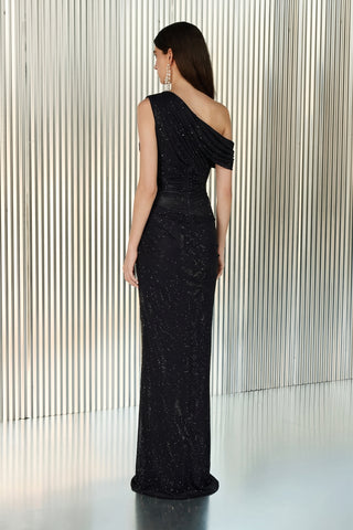 Aurex Gown – Obsidian Black