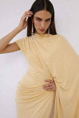 Lunaria Gown – Butter Yellow