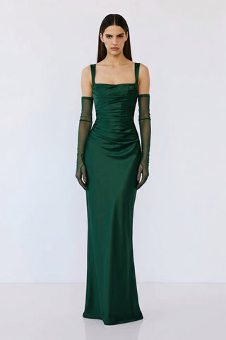 Regalia Gown – Emerald Green
