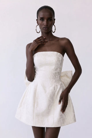 Rosabelle Mini Dress – Ivory Petal