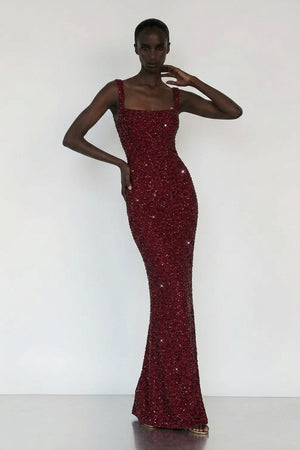 Alessia Gown – Burgundy