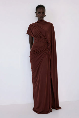 Lunaria Gown – Bordeaux