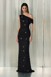 Aurex Gown – Obsidian Black