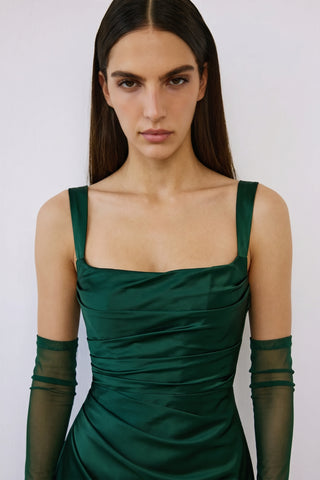 Regalia Gown – Emerald Green