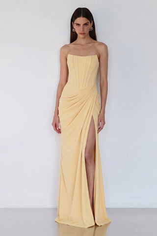 Avielle Gown – Butter Yellow