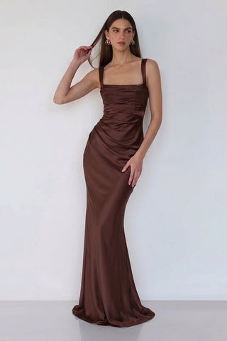 Regalia Gown – Plum Brown