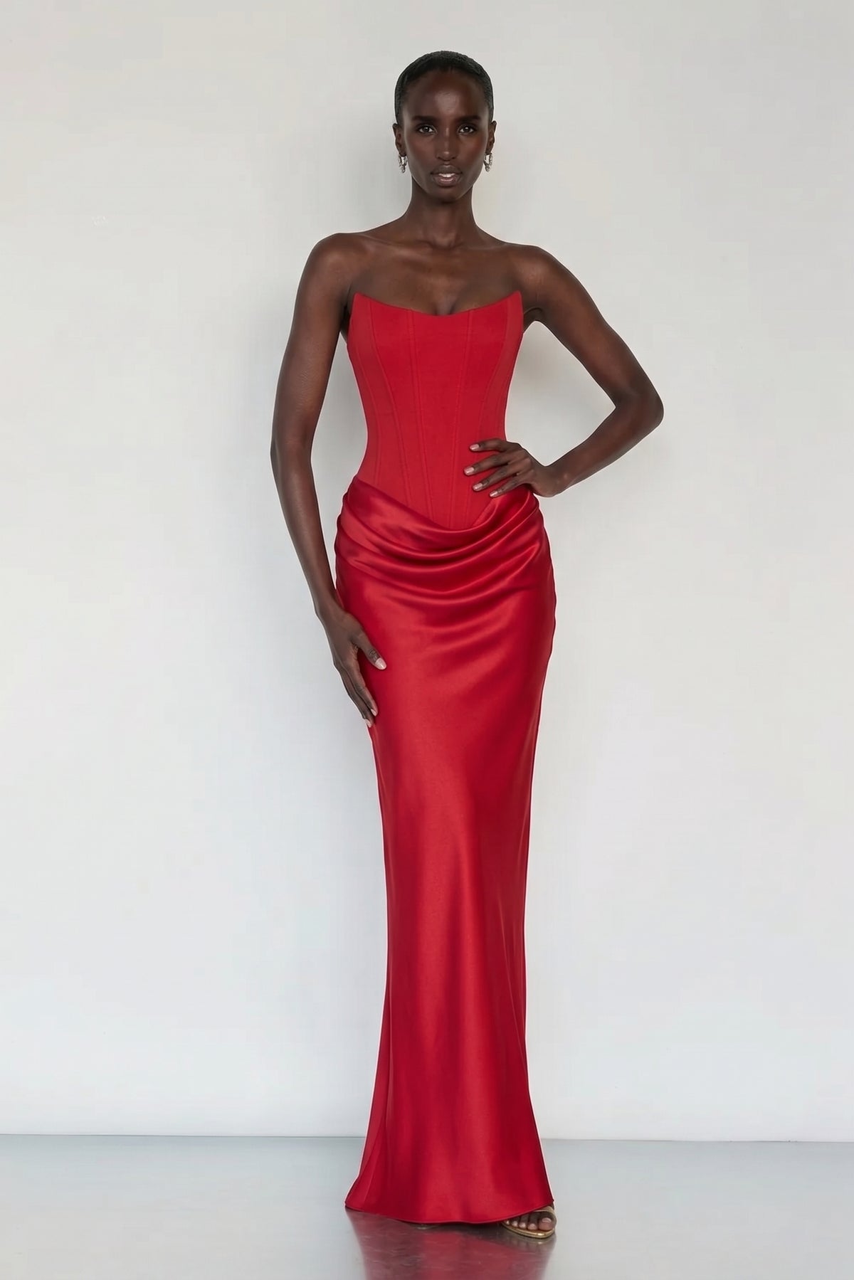 Maggie Maxi Dress – Red