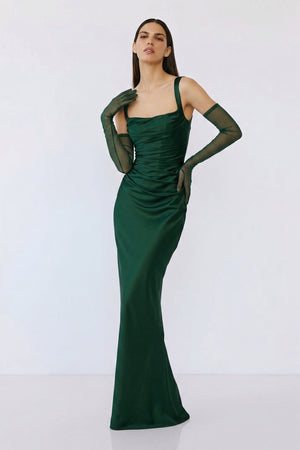 Regalia Gown – Emerald Green
