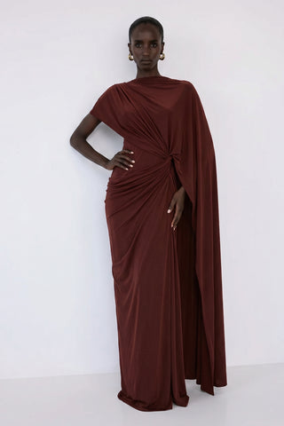 Lunaria Gown – Bordeaux