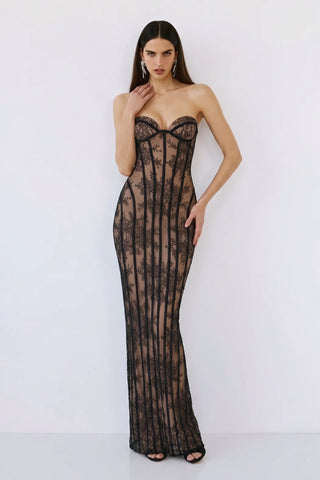 Siana Maxi Dress – Black