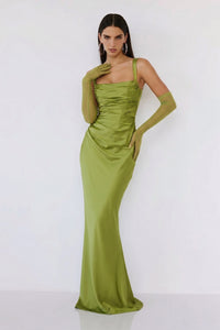 Regalia Gown – Light Olive